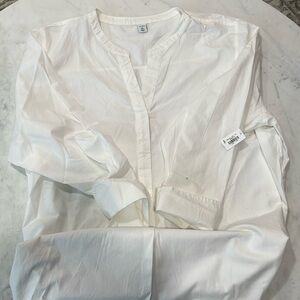 Old Navy V Neck Tunic White